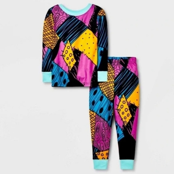 NWT The Nightmare Before Christmas Sally Rag Doll 2 Piece Pajama Set Comfy EUC - Picture 3 of 7